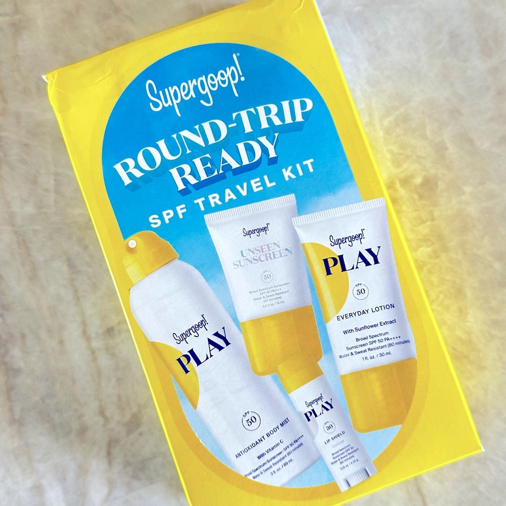 NEW Supergoop! Round-Trip Ready Kit
4-piece set